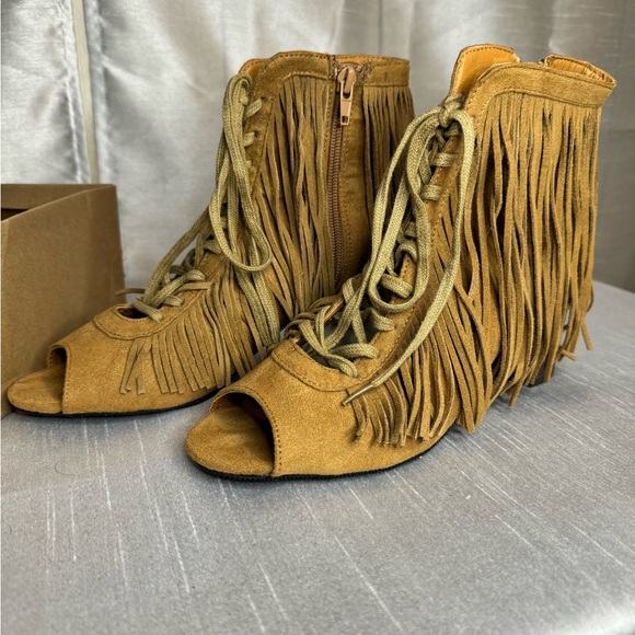 Joyfolie Dahlia Fringe Bootie - Picture 12 of 13